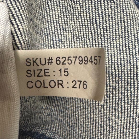 Hollister Y2K Micro Mini Skirt Womens Sz 15 Blue Denim Low Rise‎ Casual Preppy - Picture 9 of 9